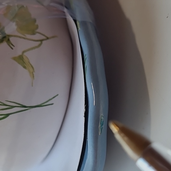 Covered Butter Dish Floral Pig Ceramic Farmhouse Country Cottagecore Chipped - Picture 12 of 13